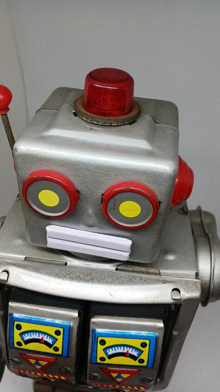 ブリキ　ロボット 1960年代 ノグチ製『MECHANICAL MIGHTY ROBOT WITH SPARK