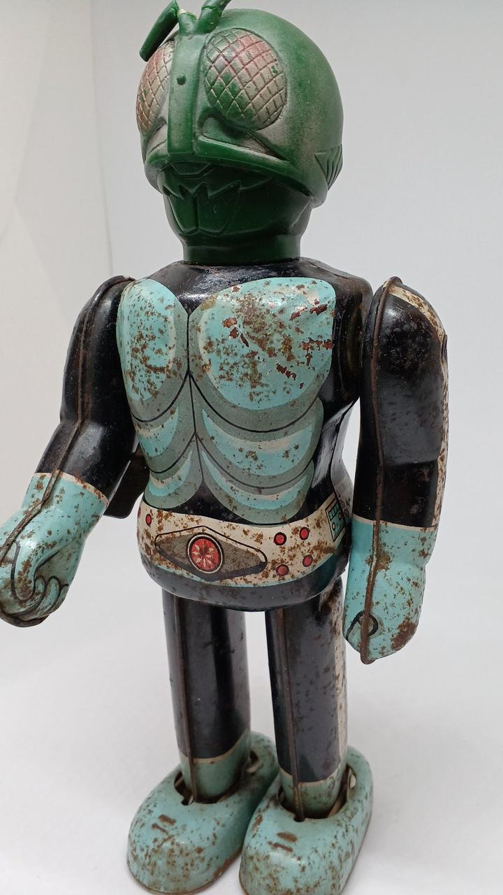 エンゼル　仮面ライダー　ブリキ　玩具 仮面ライダーブリキおもちゃ（希少になる ブリキ玩具 1970年代