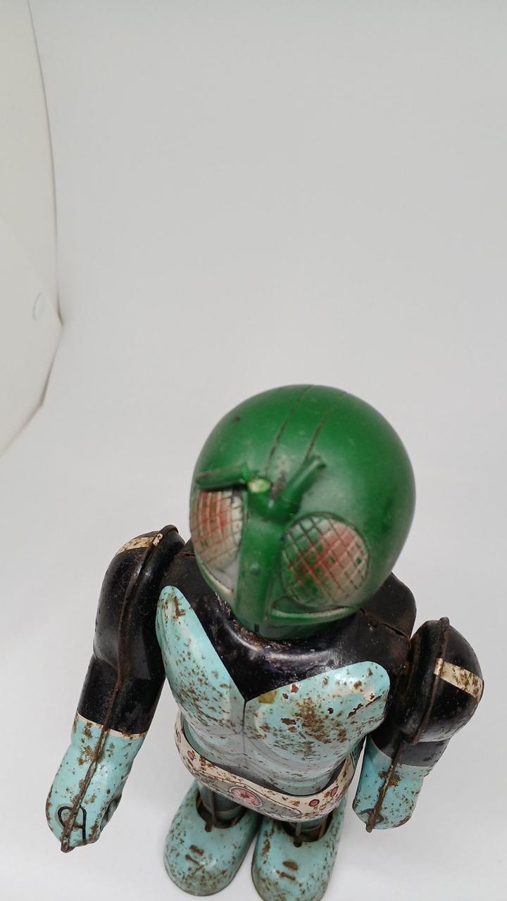 (ジャンク)仮面ライダーブリキのおもちゃ Yahoo!オークション -「仮面ライダー」(ブリキ) (ビンテージ)の