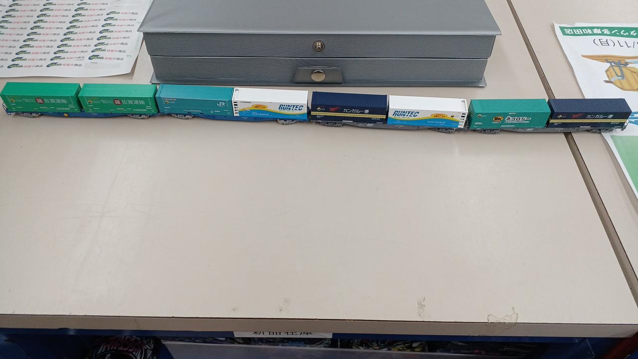 TOMIX Nゲージ コンテナ貨車セット コンテナ列車増結セットが入線しました。TOMIX 98486 | NGaugeJP
