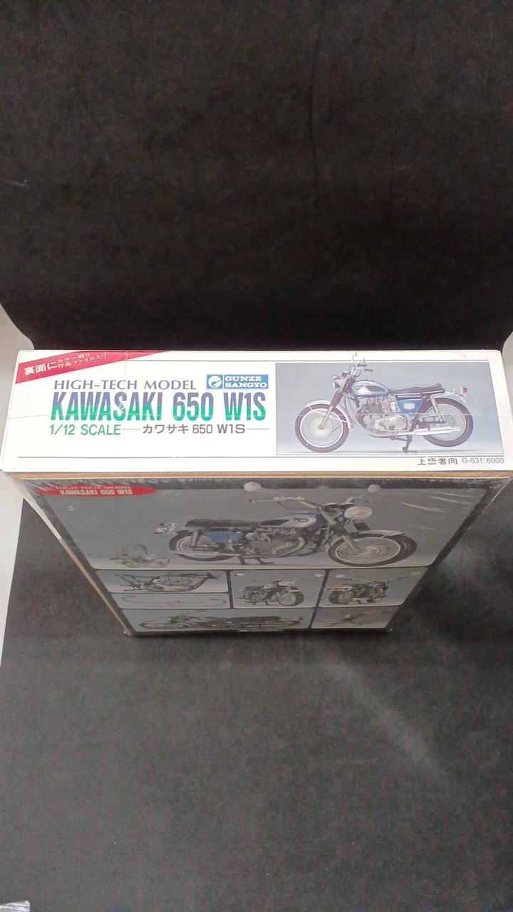 【絶版】グンゼ産業　ハイテックモデル　カワサキ650 W1S 1/12 絶版】グンゼ産業 ハイテックモデル カワサキ650 W1S 1/12