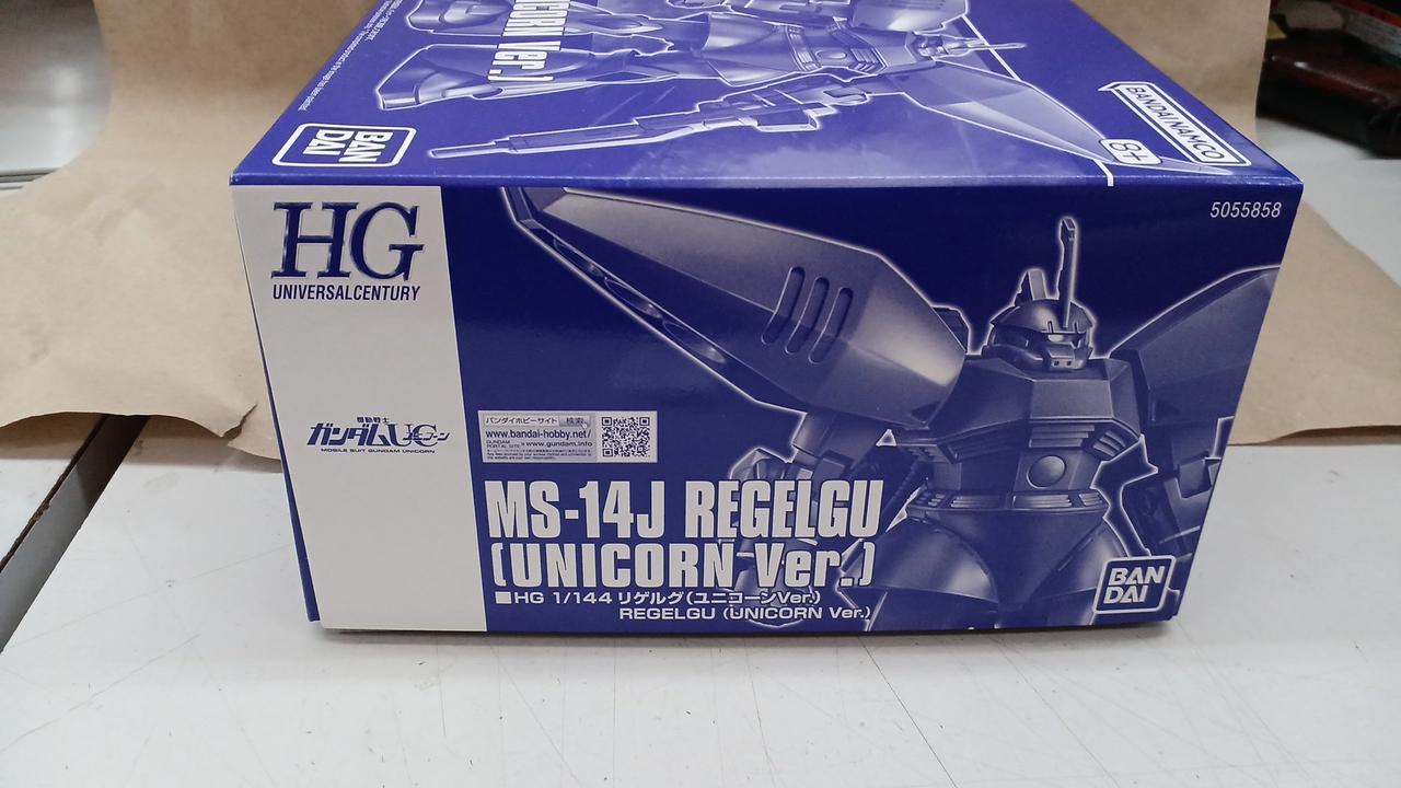 HG 1/144 リゲルグ（ユニコーンVer.）外箱に傷みあり HG 1/144 リゲルグ（ユニコーンVer.）外箱に傷みあり Amazon.co