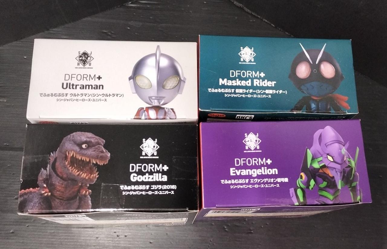 DFORM 仮面ライダー ウルトラマン エヴァンゲリオン 12個セット DFORM 仮面ライダー ウルトラマン エヴァンゲリオン 12個セット