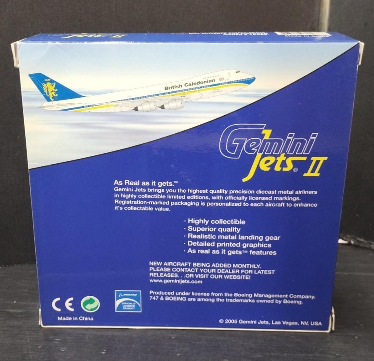 ジェミニ　1/400　カレドニア　747-200 ジェミニ 1/400 カレドニア 747-200 ジェミニ 1/400 カレドニア