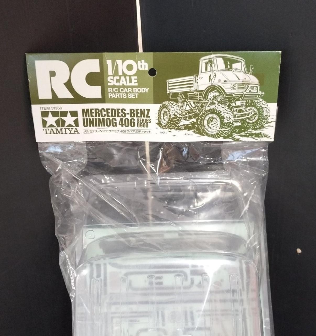 タミヤ　ウニモグ　クリアボディセット タミヤ RCスペアパーツ SP.1358 1/10RC メルセデス・ベンツ
