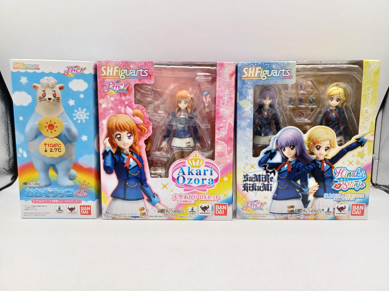 アイカツ！ S.H.Figuartsフィギュア３種 カード2枚付き＋CD BANDAI|S.H.FIGUARTS アイカツ!|【ハードオフ公式通販】オフモール
