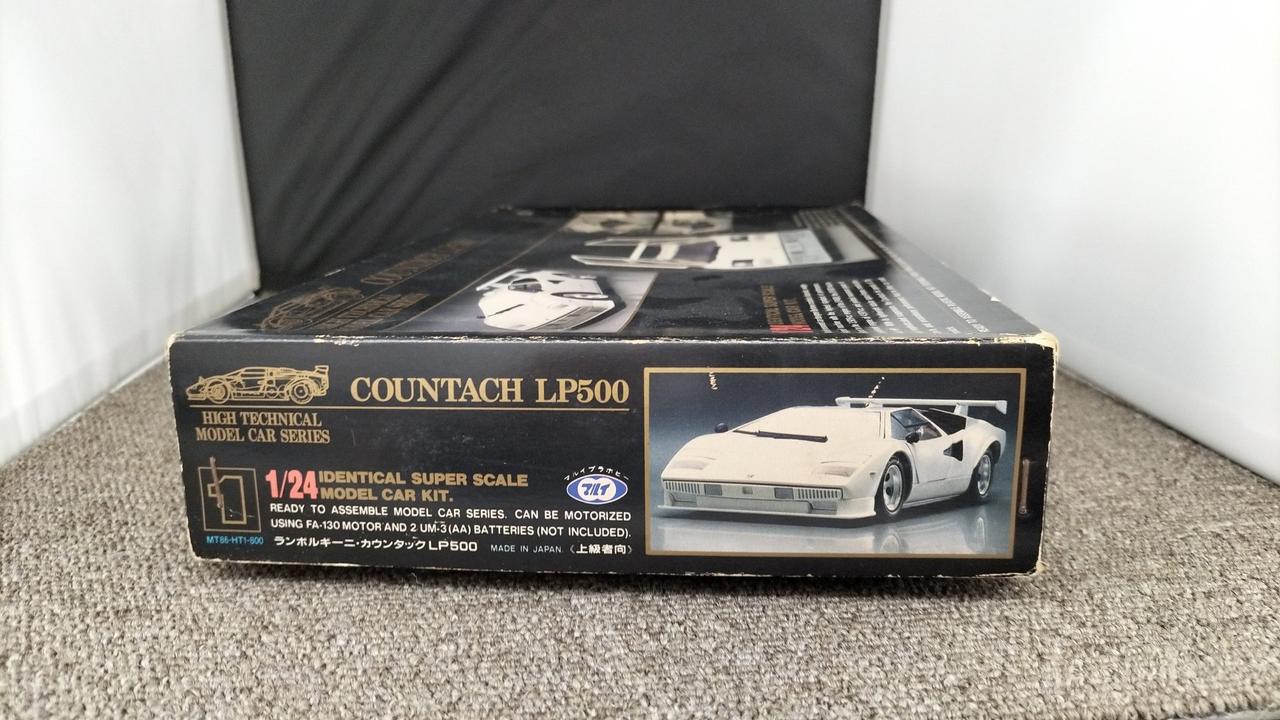 1/24マルイ製ランボルギーニカウンタックLP500 T-GARAGE店長がキットレビュー＆製作 マルイ 1/24