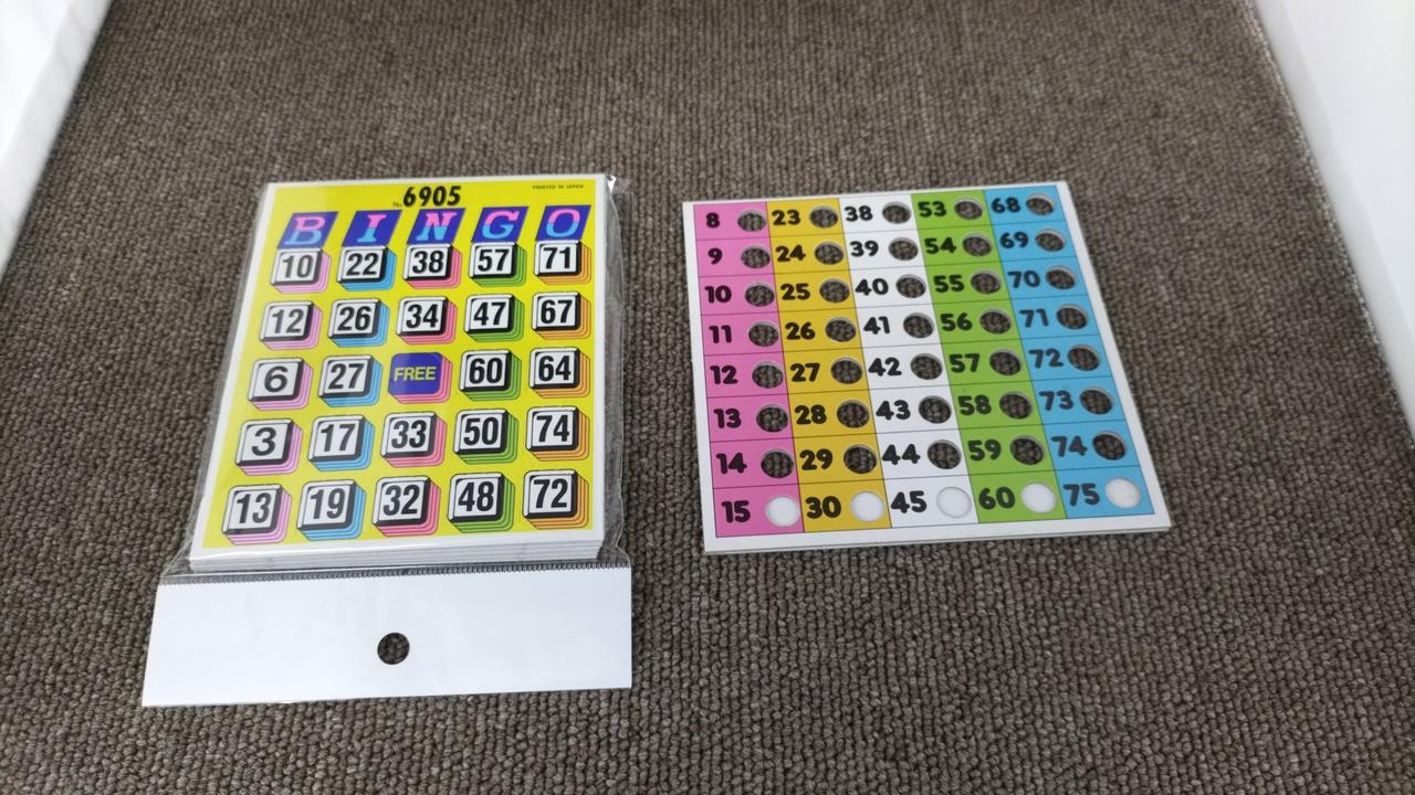 ビンゴカード欠品してます
