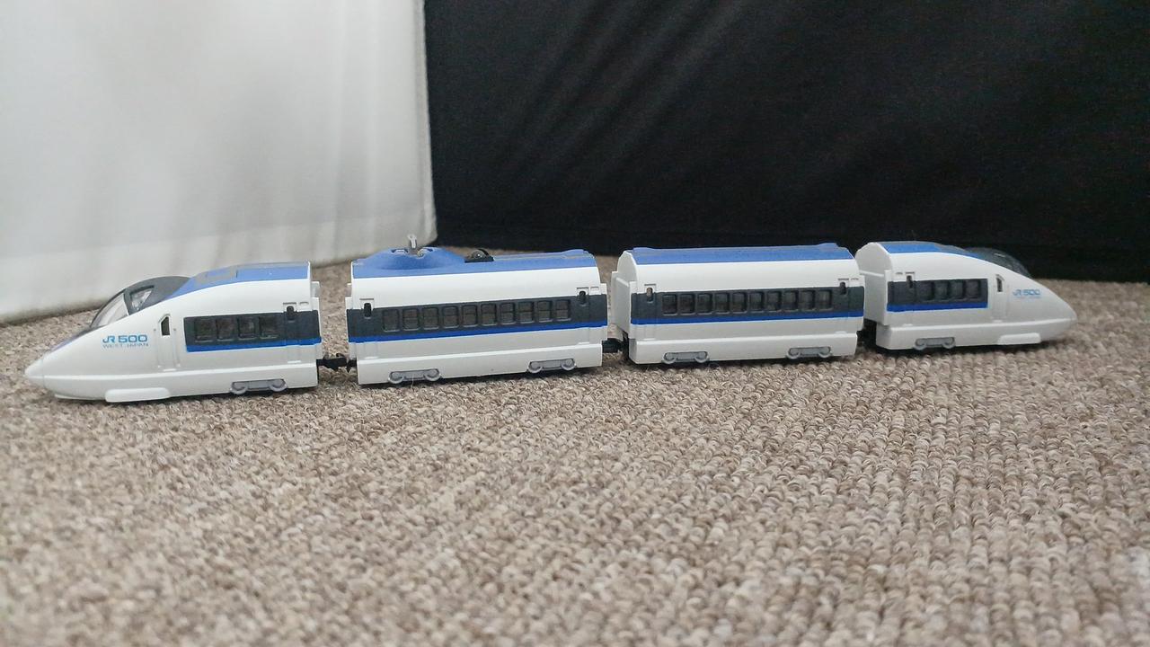 コナミ(KONAMI)|デジキュートレイン新幹線500系基本運転セット