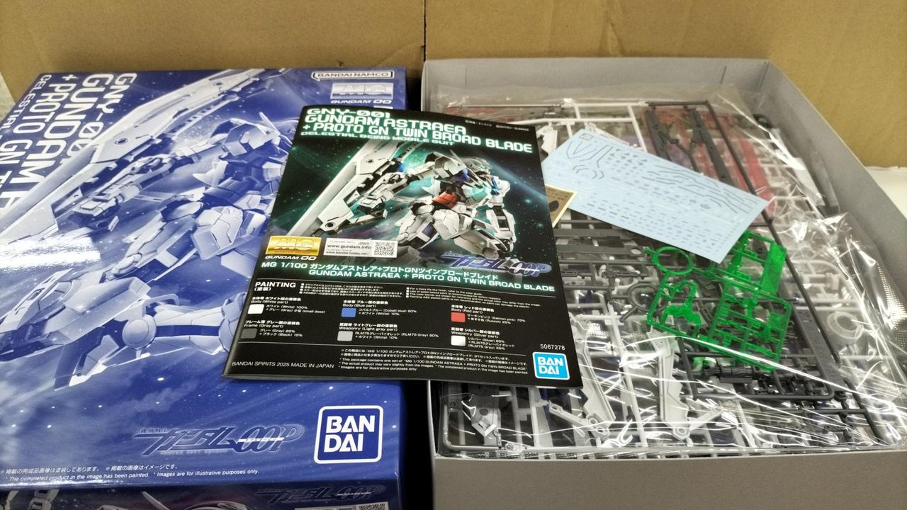 バンダイ|1/100 MGガンダムアストレア+プロトGNツインブレード