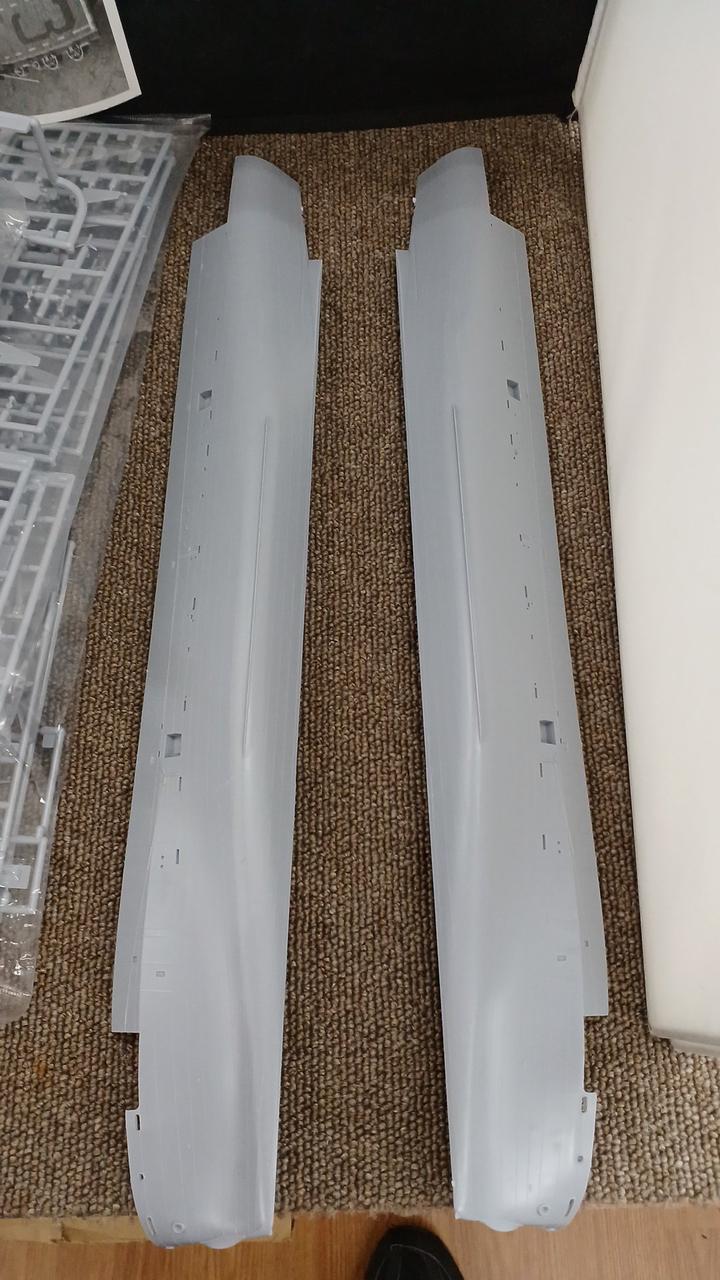 船体パーツのみランナーから切離し有