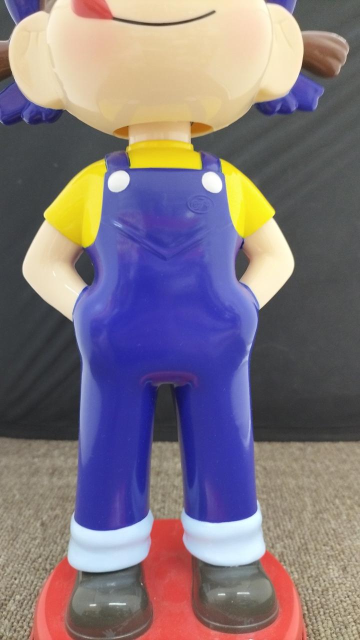 新品未開封　不二家ミルキーペコちゃん　首ふり人形　青ブルーオーバーオール フィギュア ペコちゃん人形 オーバーオール(ブルー) | おもちゃ