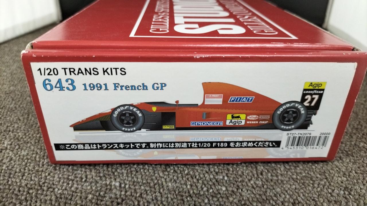 完全セット1/20 スタジオ27Ferrari643トランスキット+ベース車両付