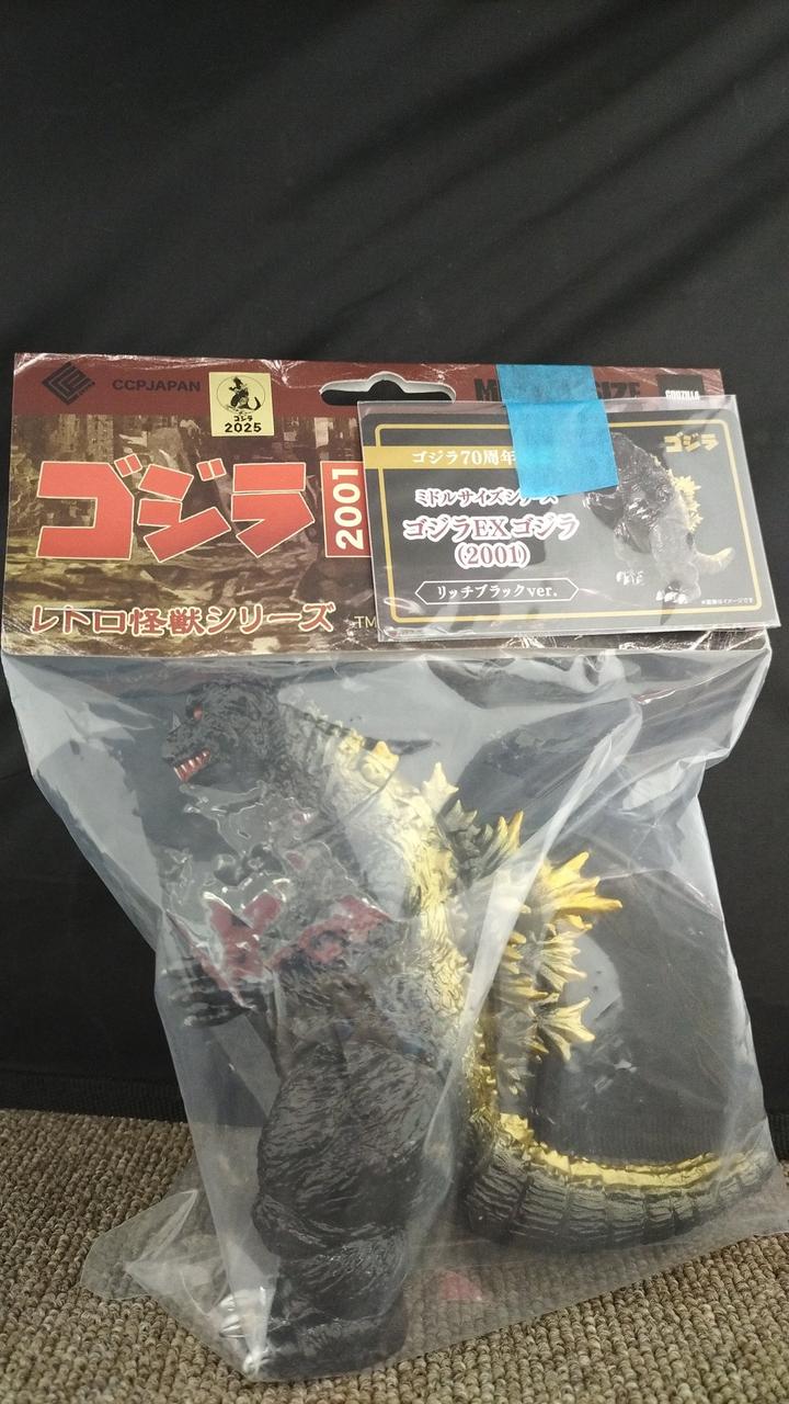 ミドルサイズシリーズ ゴジラEX ゴジラ（2001）リッチブラックVer. ccp