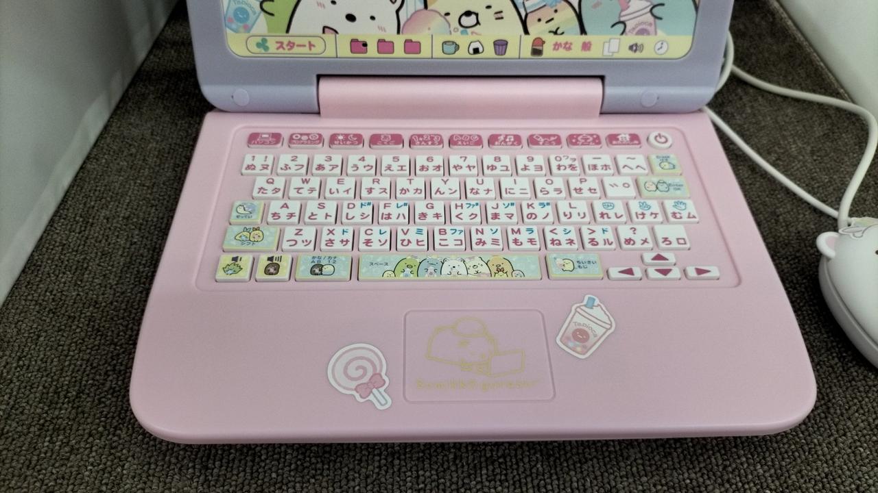 【美品】セガ SEGA すみっコぐらし パソコン プレミアムプラス セガトイズ カメラもIN！マウスできせかえ！ すみっコぐらし