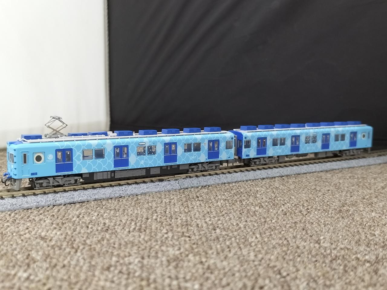 マイクロエース　南海7100系ワンマン車 モーター無し2両セット　ジャンク品 マイクロエース 南海7100系ワンマン車 モーター無し2両セット