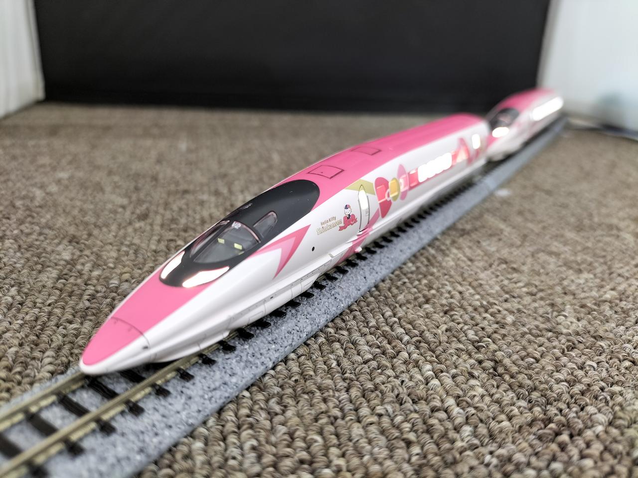 室内灯入りTOMIX500系ハローキティ 全車室内灯付！ TOMIX ハローキティ新幹線 TOMIX】500系7000番台