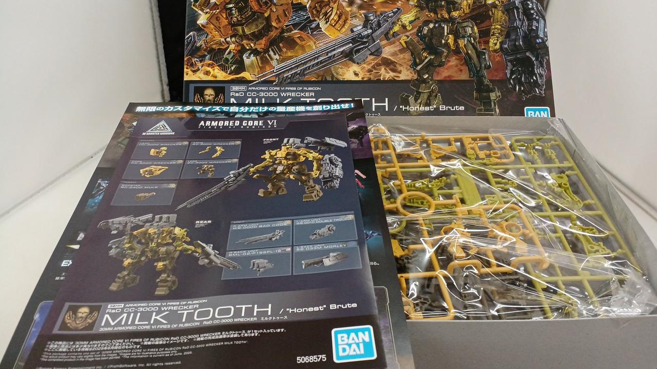 パーツ確認済、未組立品