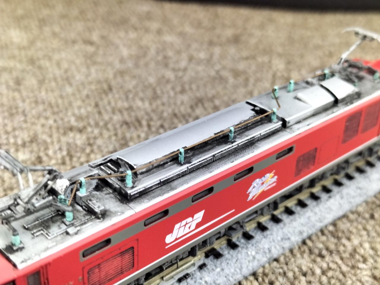 屋根上ウエザリング有