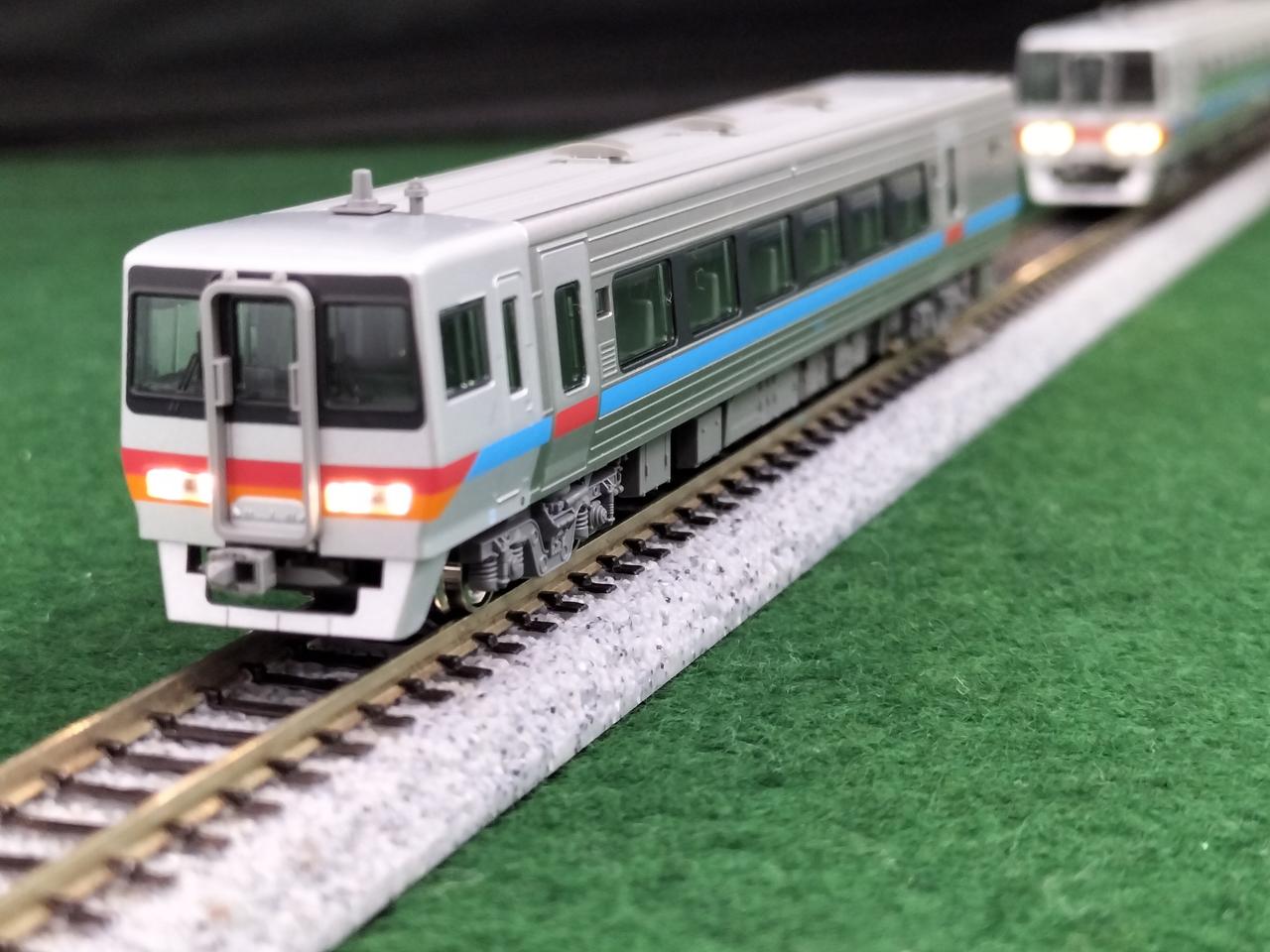 貫通扉先頭車前照灯点灯OK