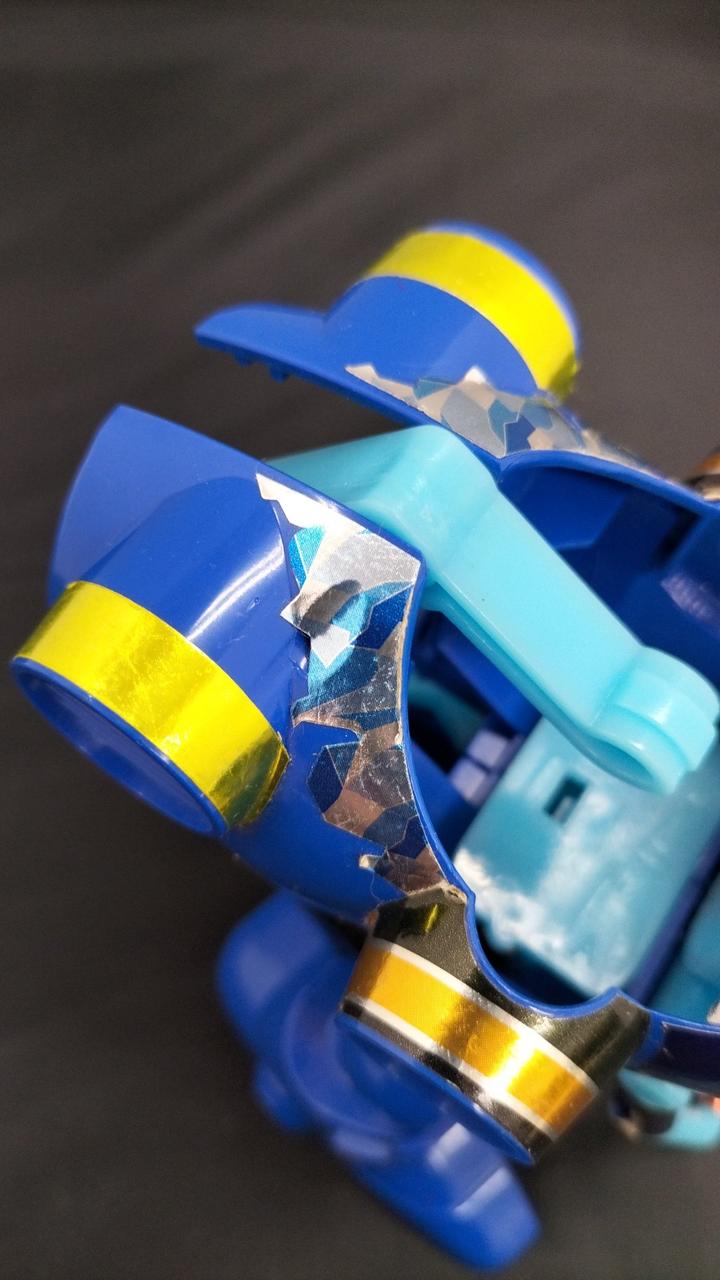 ステッカー剥がれ有