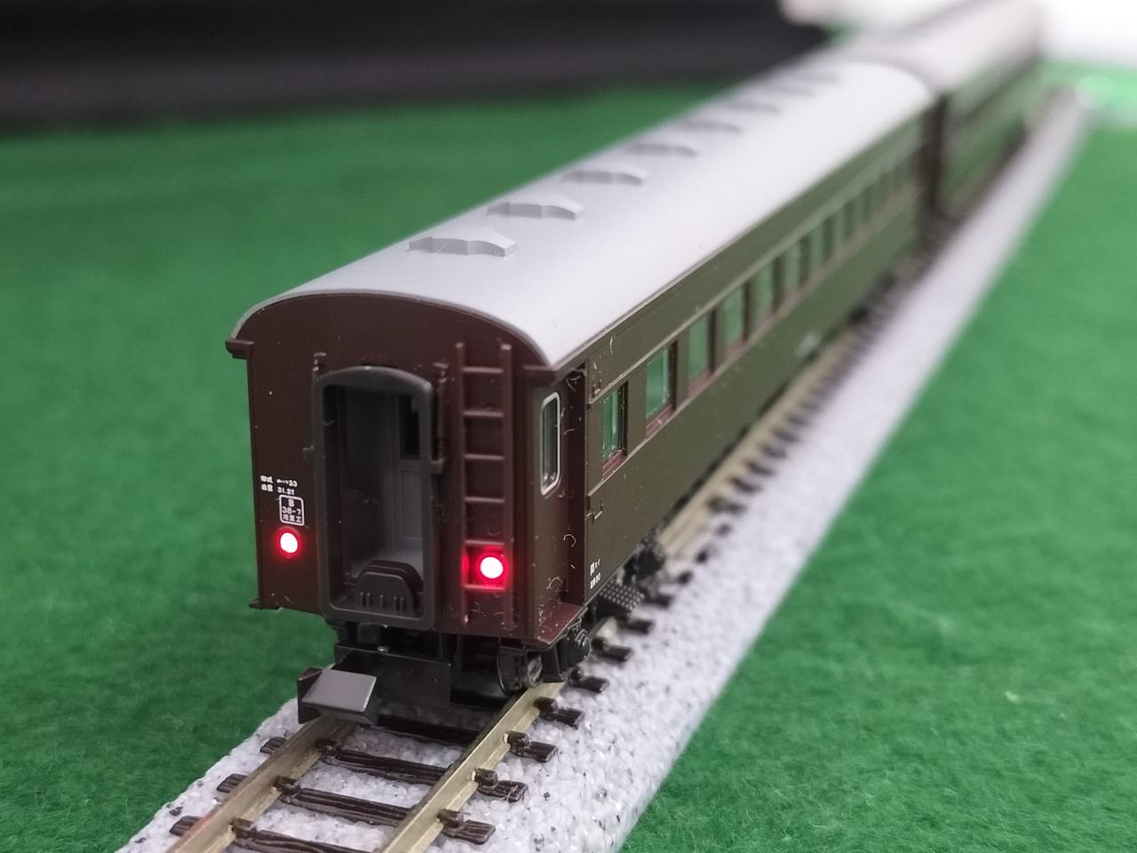 客車尾灯点灯OK