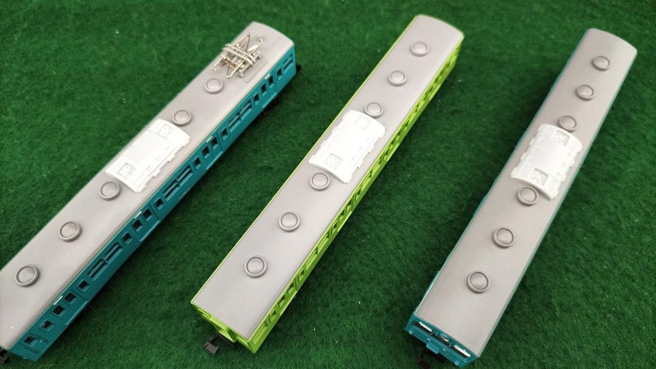 社外品のAU75クーラーパーツ取付