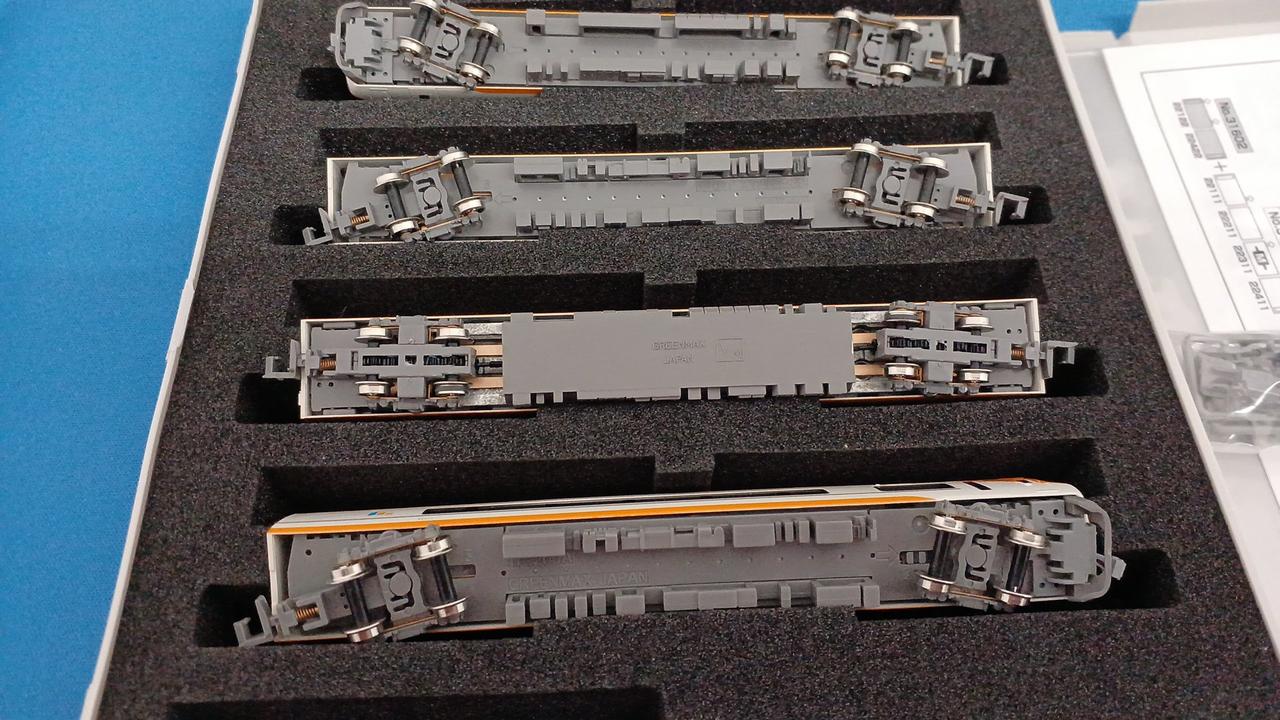 スナップ台車、コアレスモーター動力