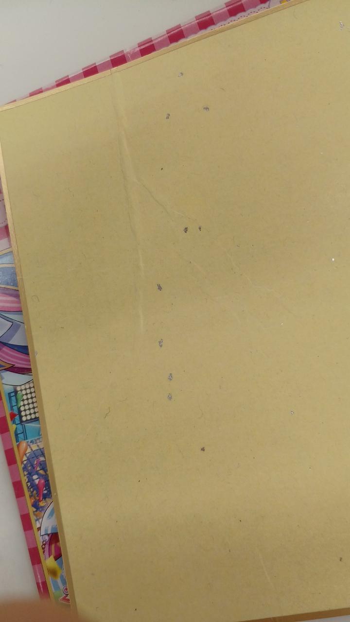 裏にシワ？のようなモノが見られます。