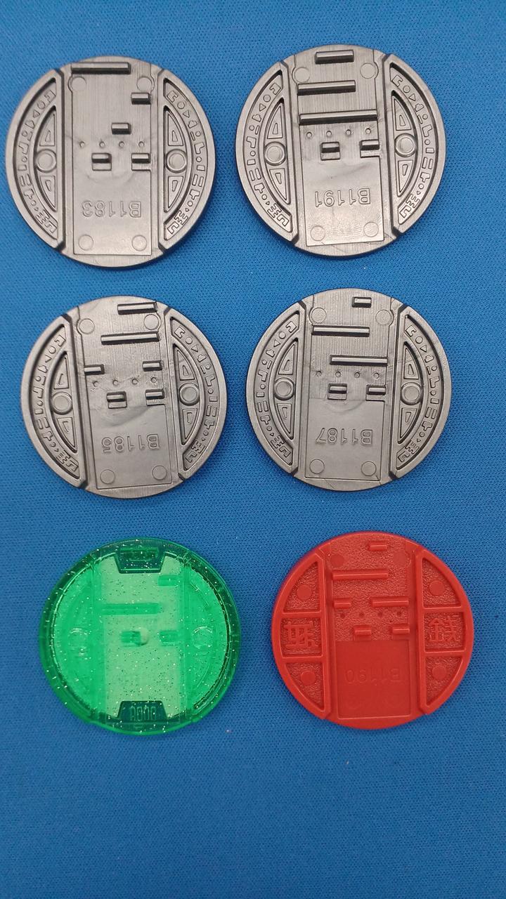 QRコードの無いタイプのメダルです。