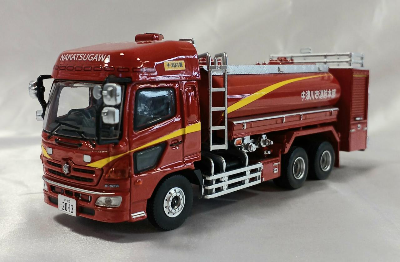 ACTCAR 中津川市消防本部 大型水槽車緊急車両特殊車両消防車 ACT0003 アクトカー 1/64 大型水槽車 岐阜県中津川市消防本部