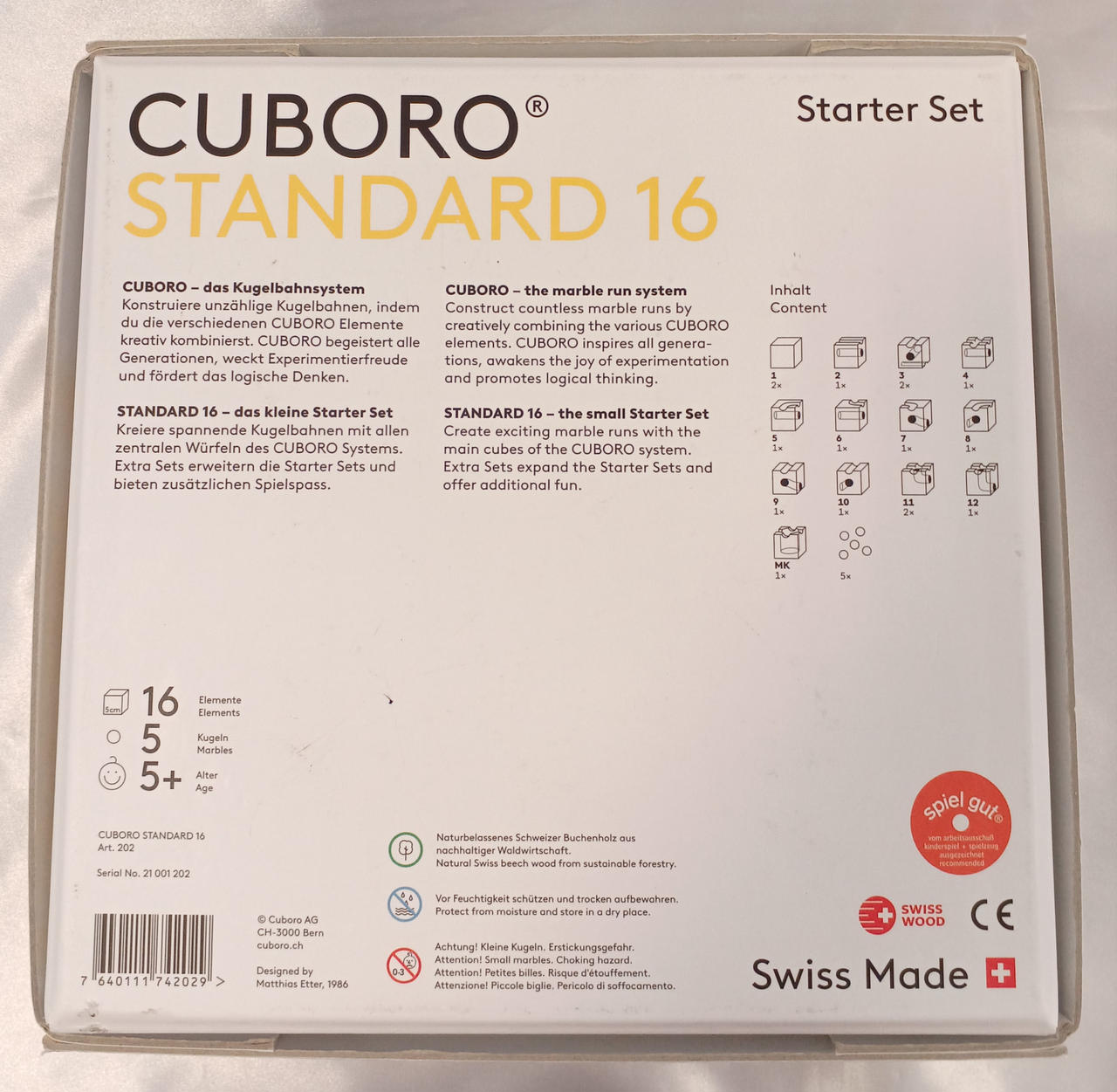 キュボロ　スタート クゴリーノ・スタート cuboro（キュボロ）【生産中止】 木の