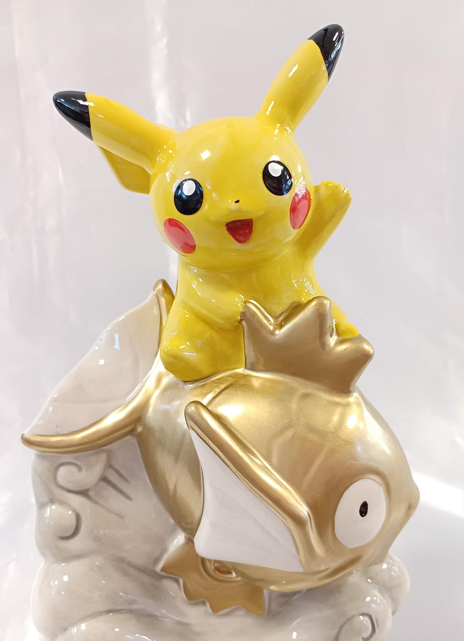 ポケモン|ピカチュウと金のコイキング貯金箱|HARDOFFオフモール