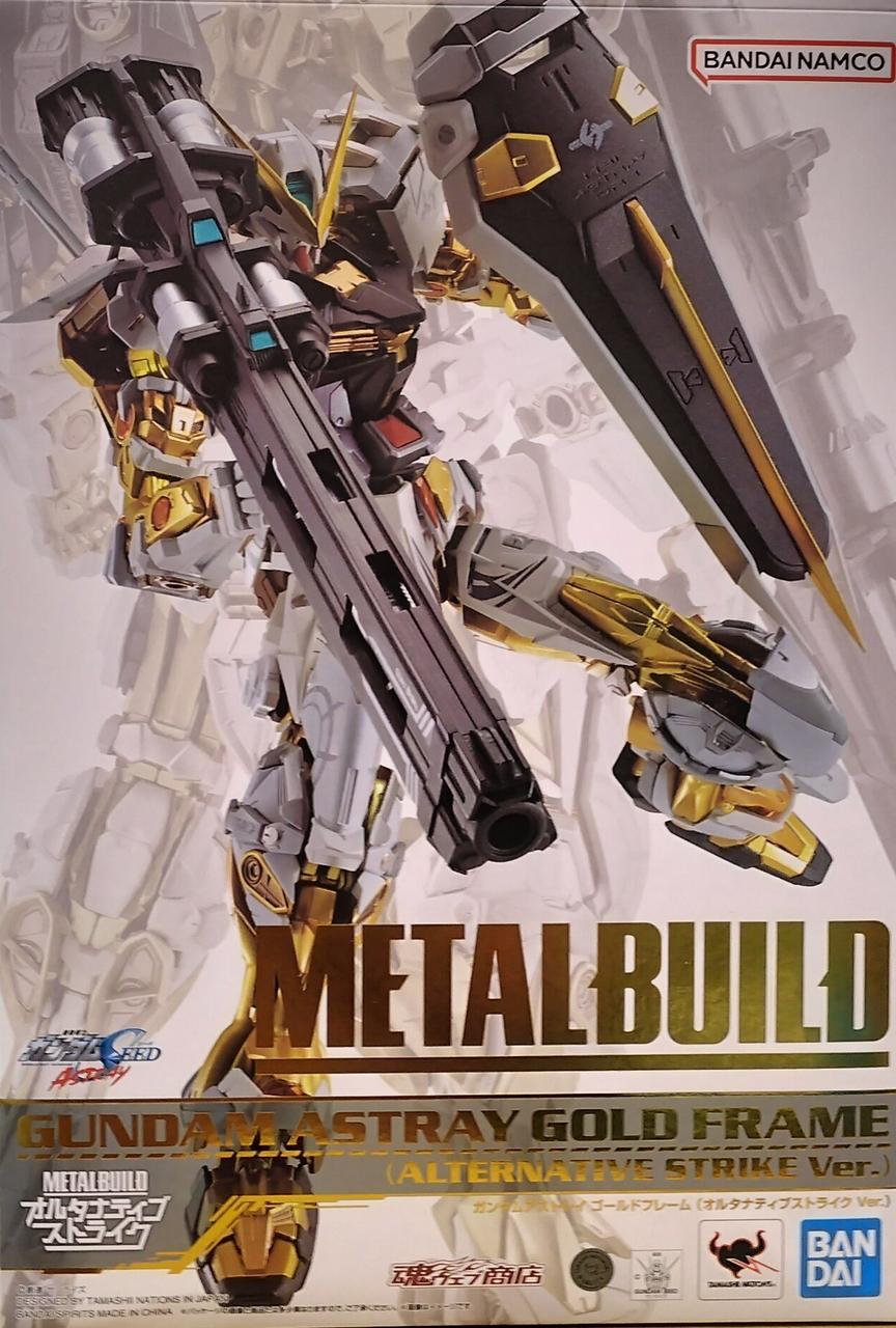 BANDAI - 【敏元】L BUILD ガンダムアストレイ ゴールドフレーム METAL BUILD Gundam Astray Gold Frame (Alternative Strike Ver
