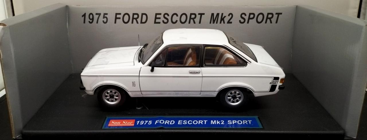 サンスター　ベッドフォード　ミニカー サンスター|フォードエスコートMK2 スポーツ ホワイト|【ハードオフ