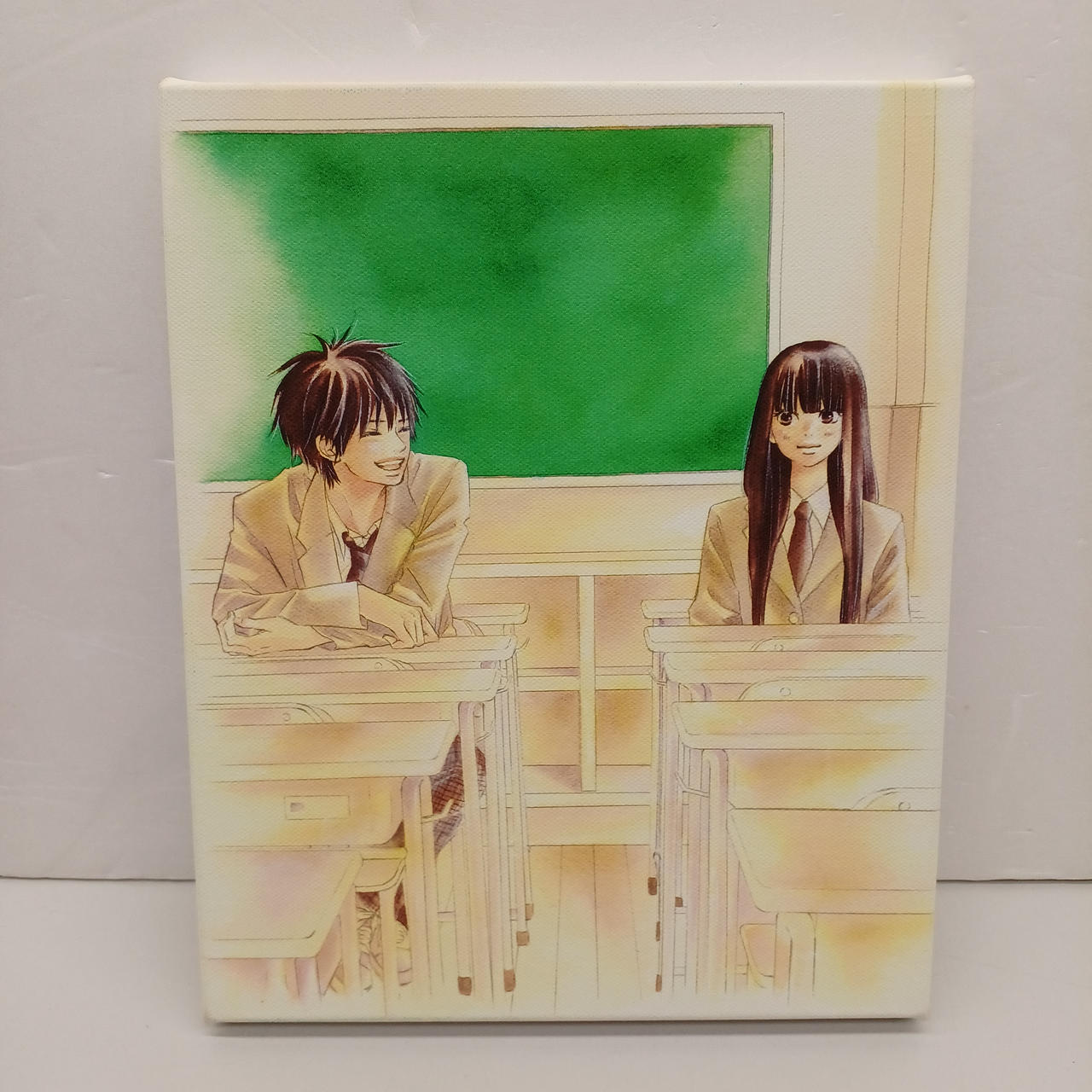 君に届け展　キャラファインボード　黒沼爽子　風早翔太 君に届け展 キャラファインボード 黒沼爽子 風早翔太 セル画
