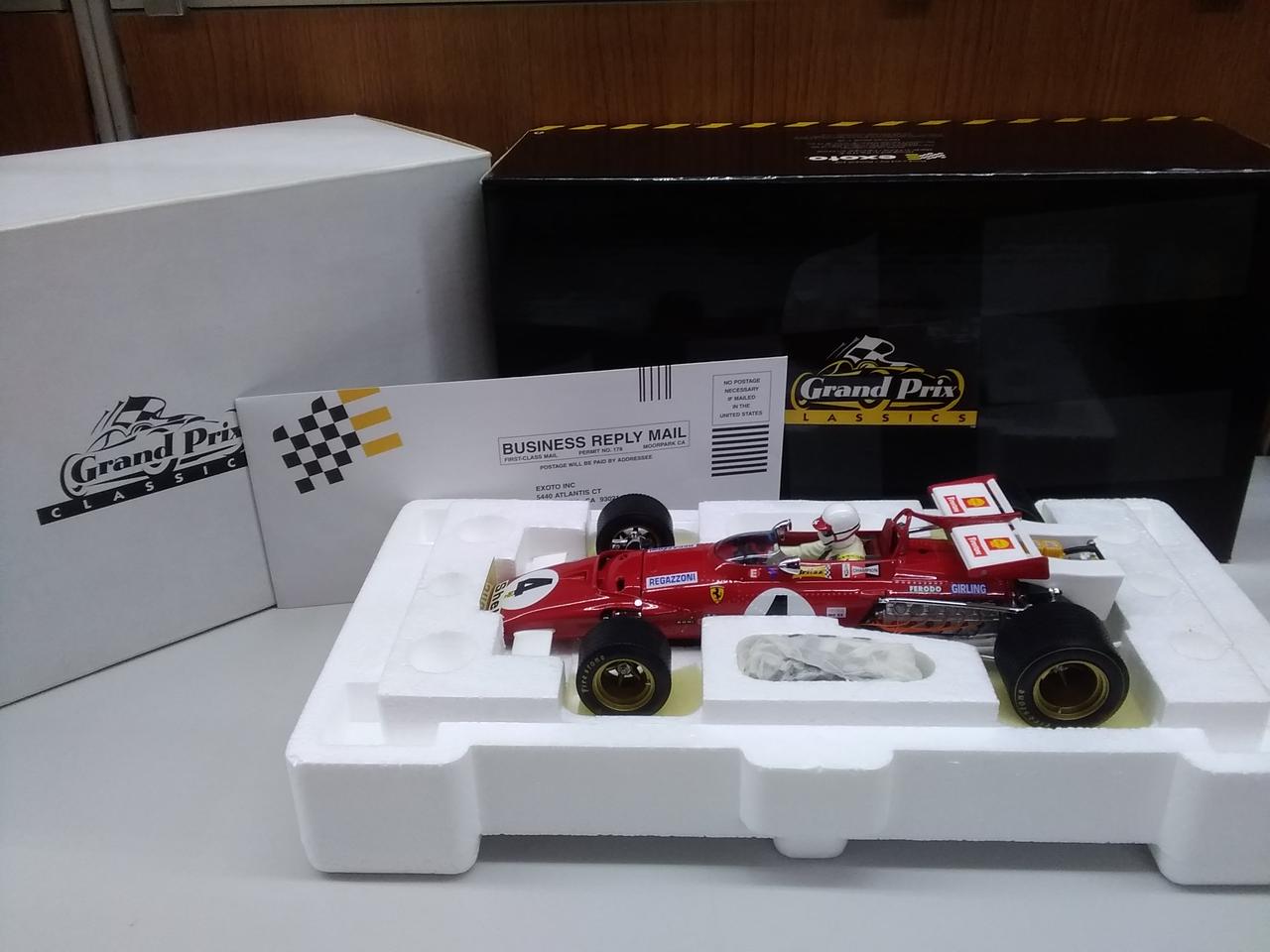 フェラーリ 312B GPC97062 イギリスGP クレイΩ ミニカー