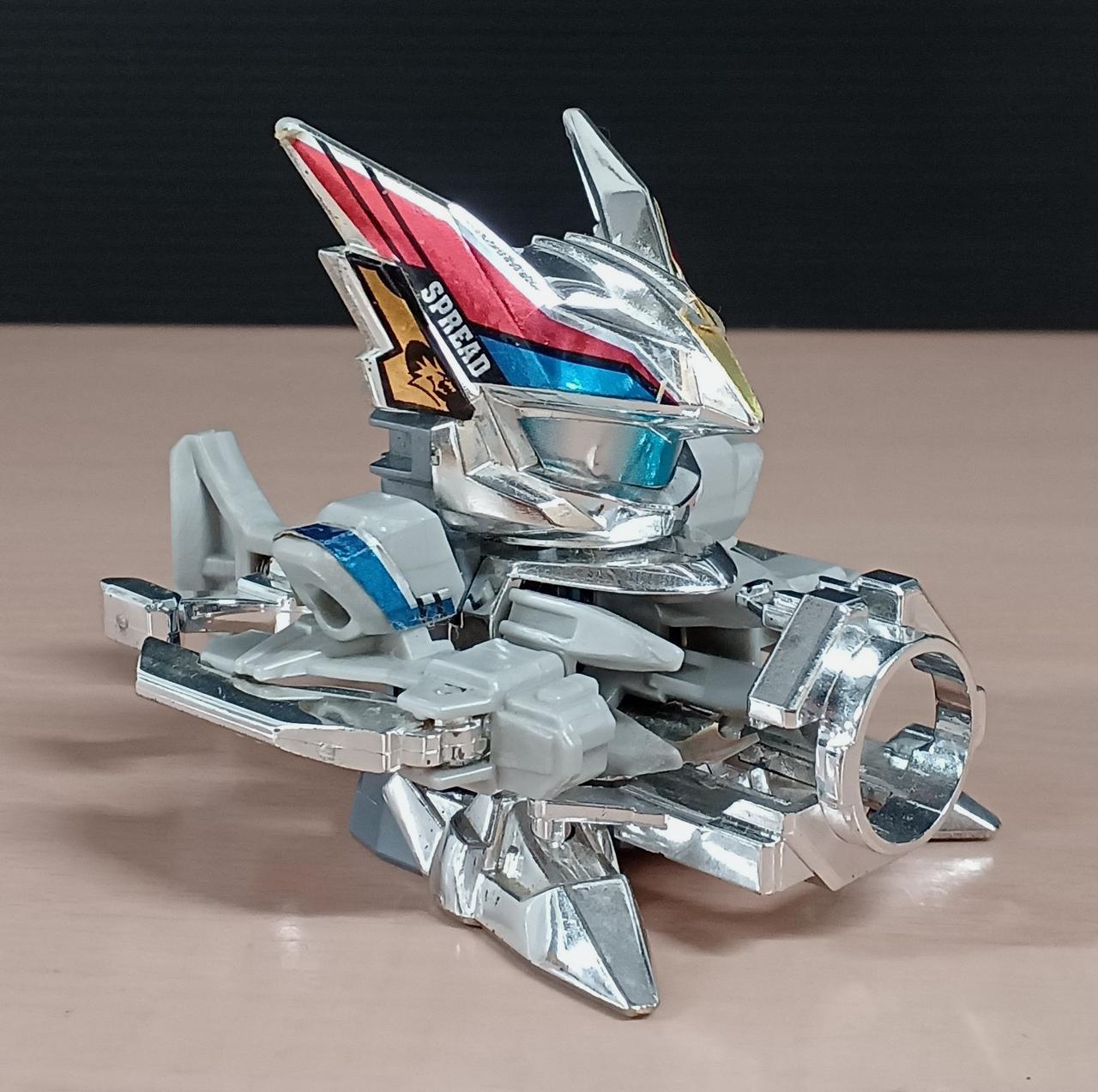 素組のみ　スーパービーダマン　スプレッドワイバーン　シルバーメッキバージョン スーパービーダマン スプレッドワイバーン シルバーメッキVer