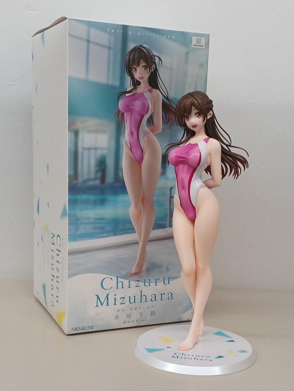 ホビージャパンで限定販売された水原千鶴 水色ラインの競泳水着Ver. 彼女、お借りします 水原千鶴 水色ラインの競泳水着Ver. | ホビー