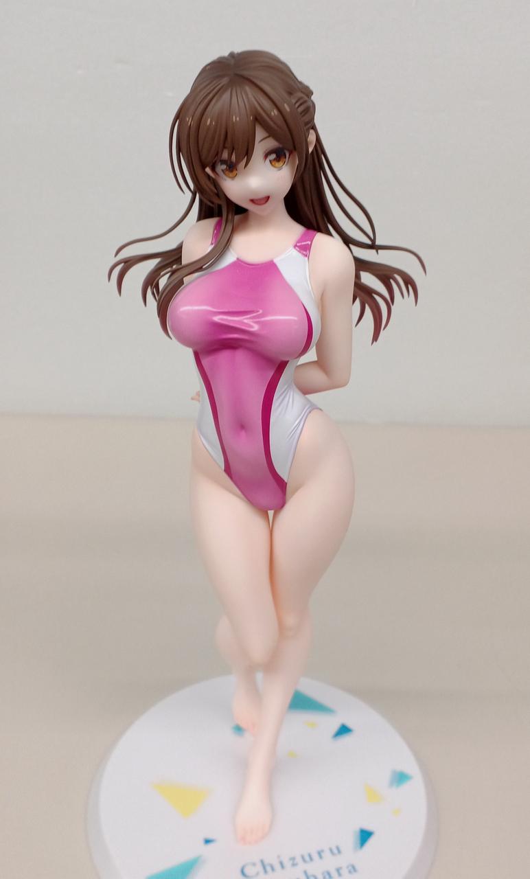 即納！ 水原千鶴 桃色ラインの競泳水着Ver. ホビージャパン 完成品フィギュア 水原千鶴 桃色ラインの競泳水着Ver. - AMAKUNI