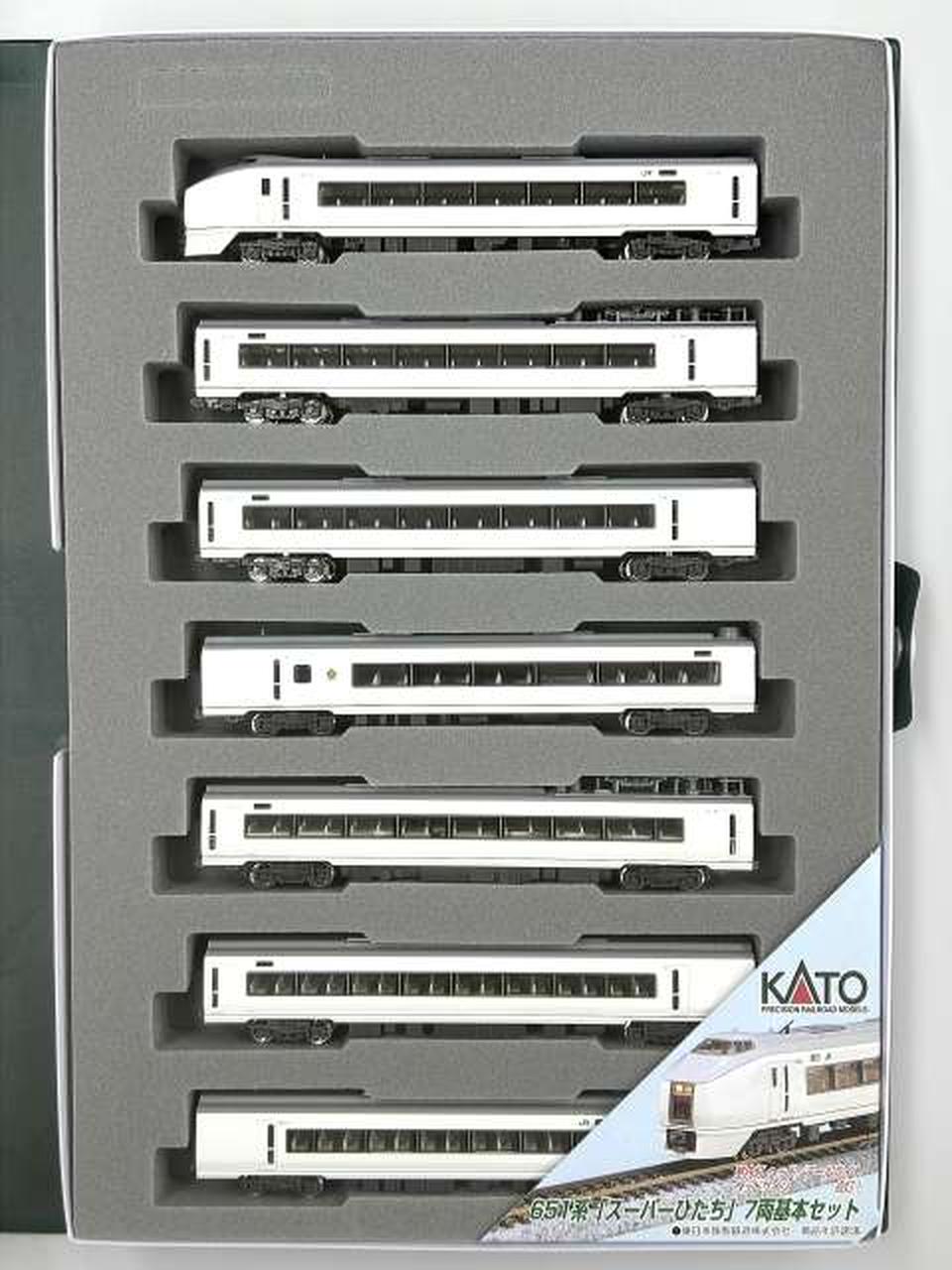 KATO　10-173  651系  スーパーひたち　基本セット 再生産】(N) 10-173 651系「スーパーひたち」7両基本セット