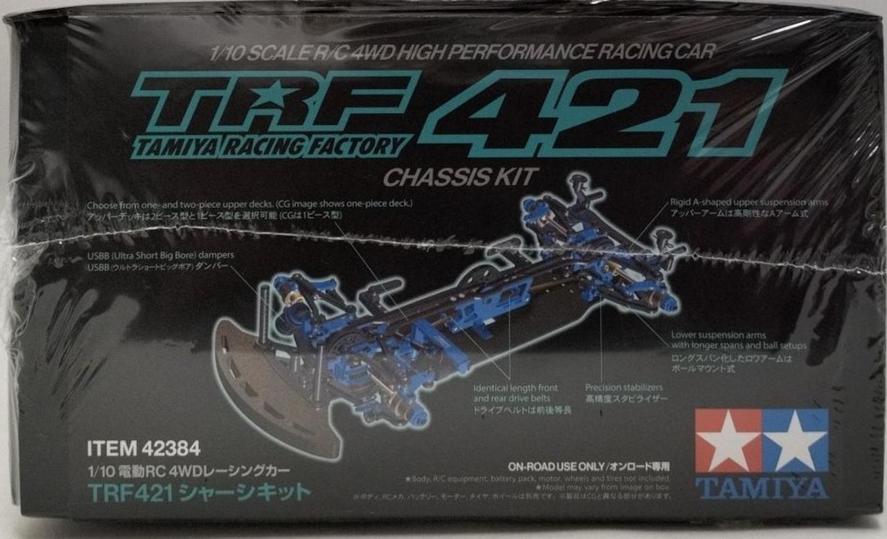 タミヤ　ラジコン　TRF421 シャーシキット　新品　未開封 TAMIYA USA TRF421 CHASSIS KITの詳細を発表 - らじつう
