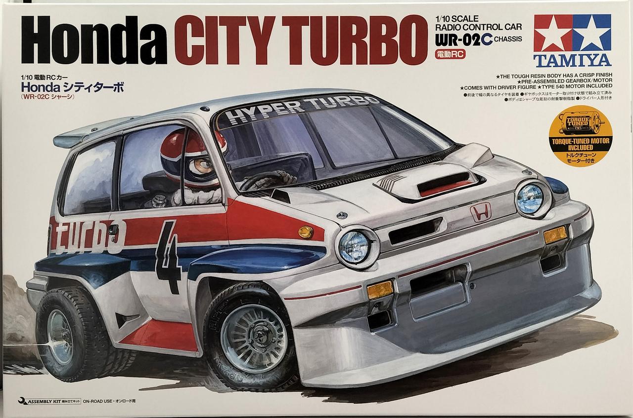 タミヤ(TAMIYA)|1/10 Honda シティターボ (WR-02Cシャーシ)|【ハード