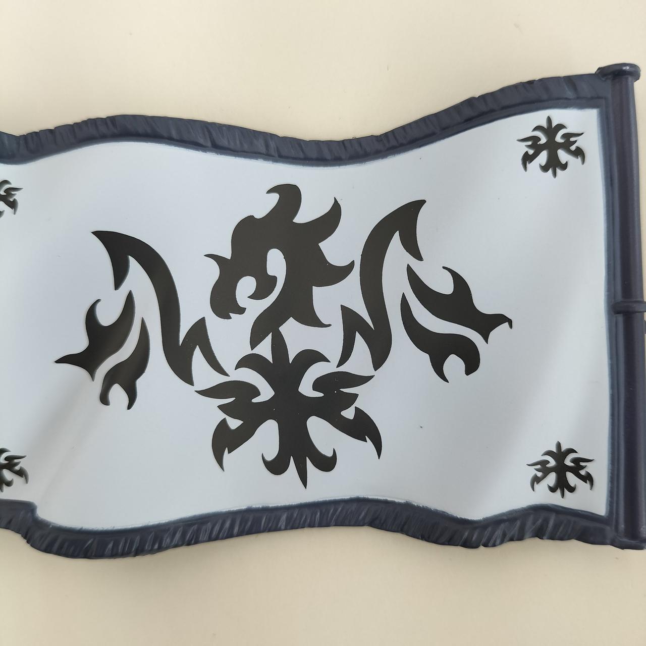 旗表面に微塗装ハゲあり