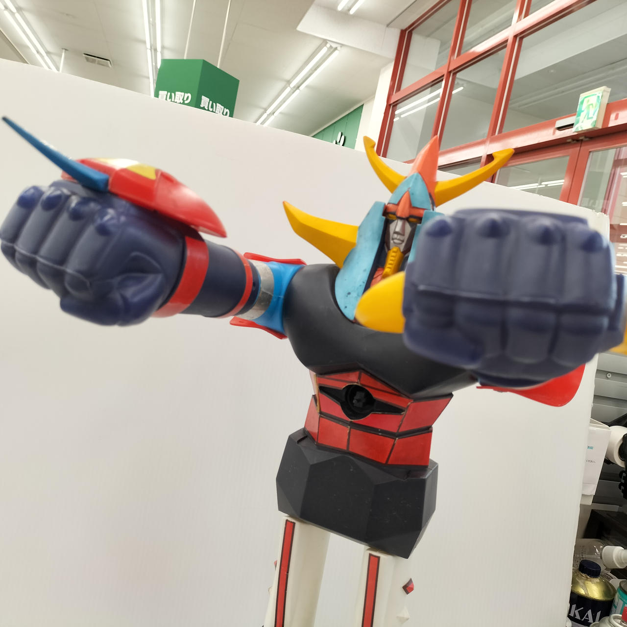 美品 ポピー 勇者ライディーン ジャンボマシンダー ビンテージ 希少品 ジャンボマシンダー 勇者ライディーン ZZ-1アイアンカッター付き