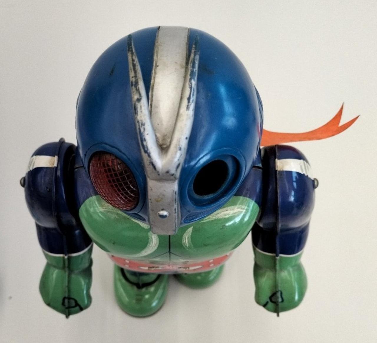 ブルマァク【ミラーマン仮面付き電動歩行 リペイント補修有】ブリキ製ロボットTIN ブルマァク【ミラーマン 仮面付き 電動歩行 リペイント補修有