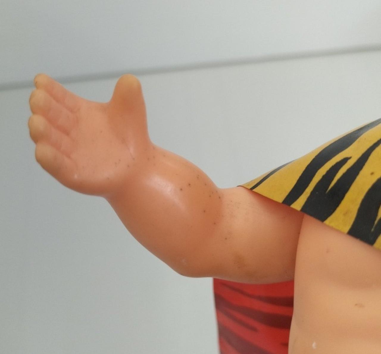 当時物　中嶋製作所ジャイアントタイガーマスク(後期型オレンジ系) ビンテージ Yahoo!オークション - 希少 中嶋製作所 タイガーマスク
