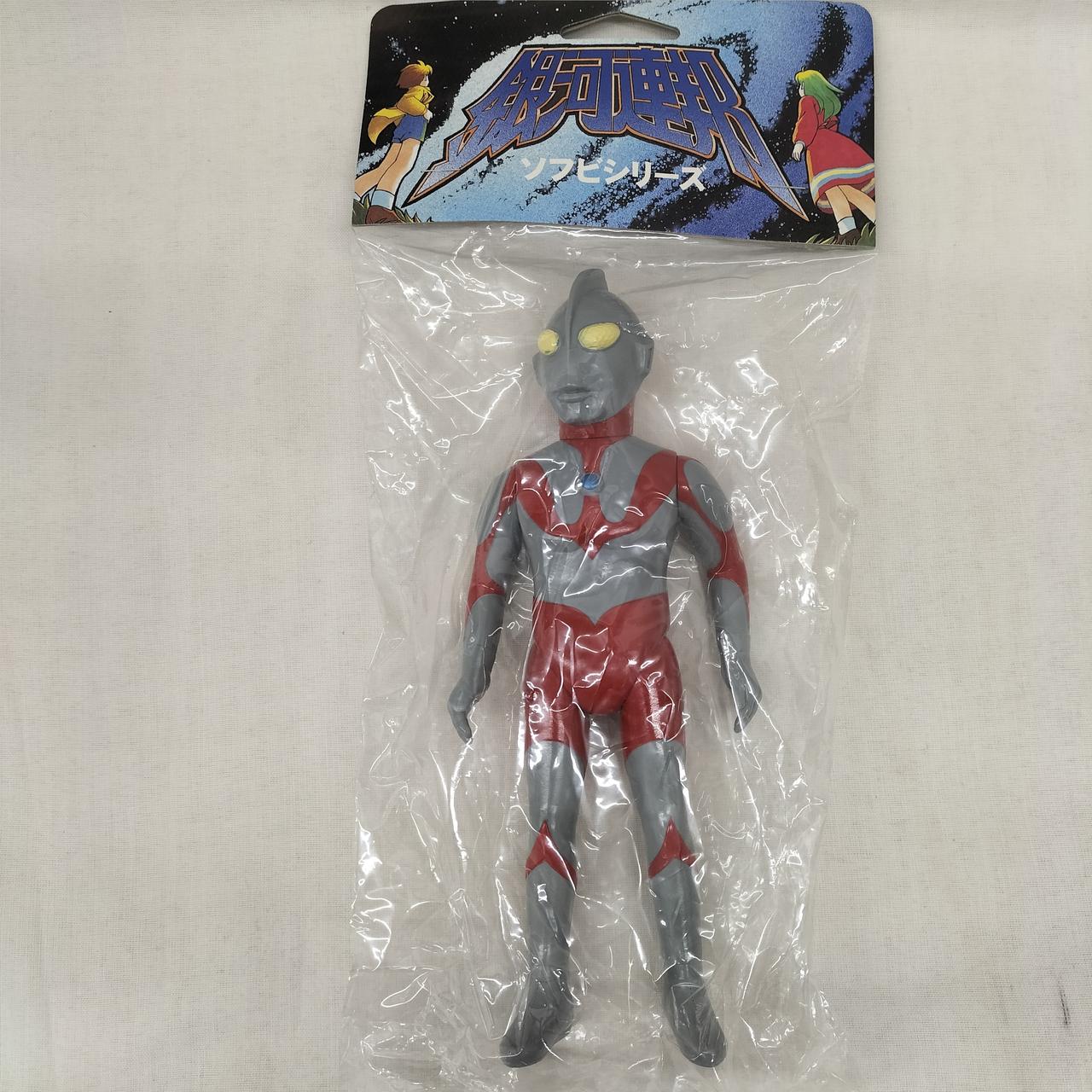 【中古品】当時物　銀河連邦 ソフビシリーズ M78星雲人　ウルトラマンタロウ ソフビ やまなや 銀河連邦 ソフビシリーズ M78星雲人