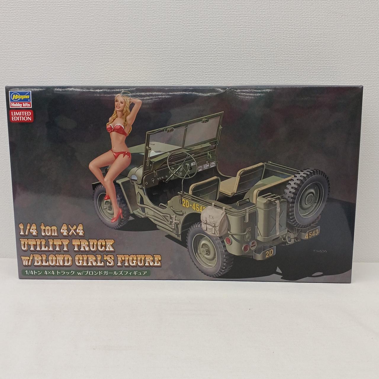 1/4トン 4×4トラック W/ブロンドガールズフィギュア