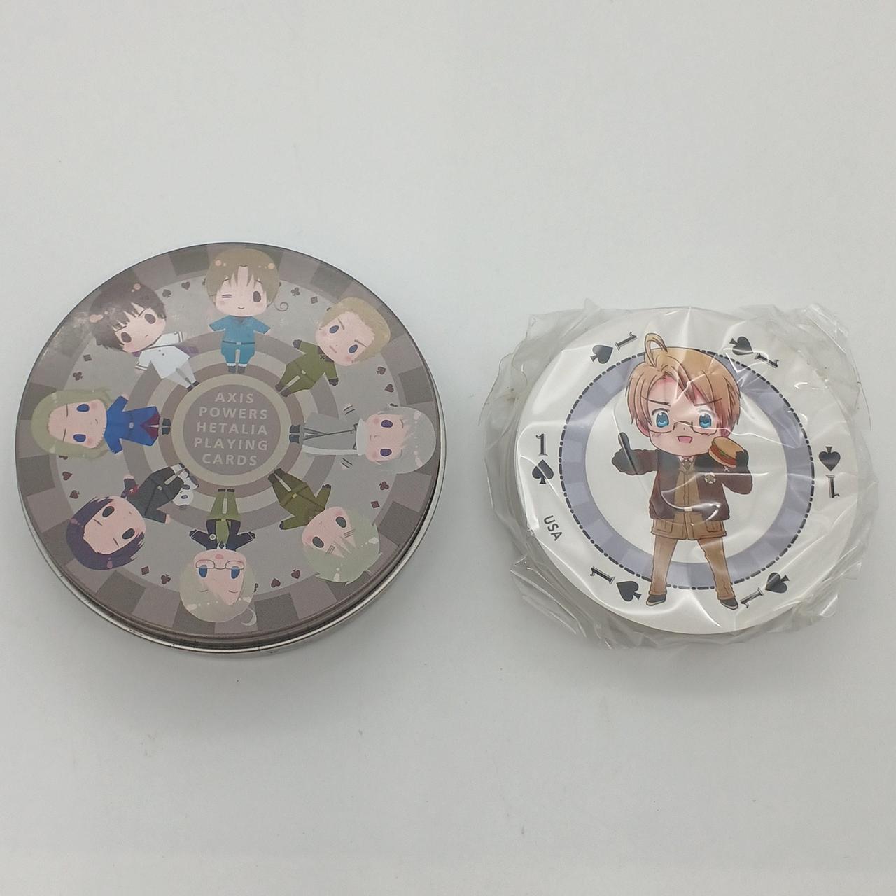 ヘタリア 缶入りミニキャラ大集合トランプ ヘタリア Axis Powers 缶入りミニキャラ大集合トランプ｜Yahoo!フリマ